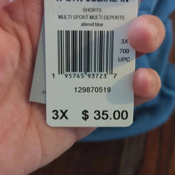 Adidas plus size 3 stripes graphic bike shorts - Picture 8 of 8